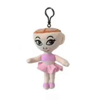 Italian Brainrot kulcstartó, plüss, 10 cm - Ballerina Cappuccina kép