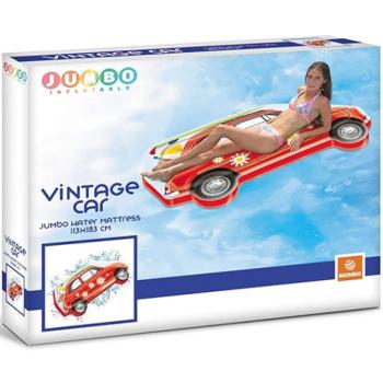 Jumbo Retro autó gumimatrac 113x183cm - Mondo Toys kép