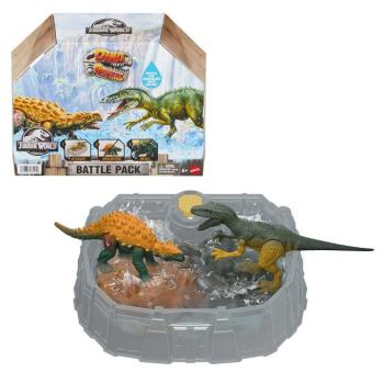 Jurassic World: Dino Reveal Battle Pack csomag 2db dinóval - Mattel kép