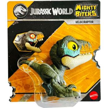 Jurassic World: Harapós mini zöldes Velociraptor figura - Mattel kép