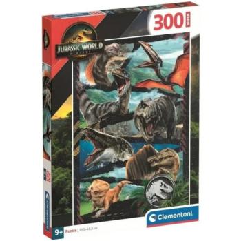 Jurassic World Újjászületés őslények támadása 300db-os puzzle - Clementoni kép