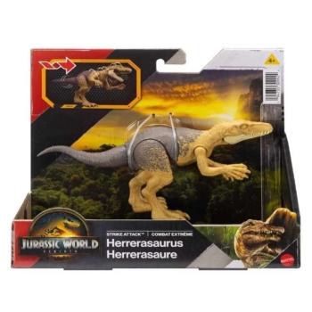 Jurassic World: Újjászületés Strike Attack Herrerasaurus támadó dinoszaurusz figura - Mattel kép