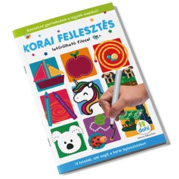 Korai fejlesztés foglalkoztató füzet letörölhető filccel kép