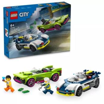 LEGO® City: Rendőrautó és sportkocsi hajsza (60415) kép