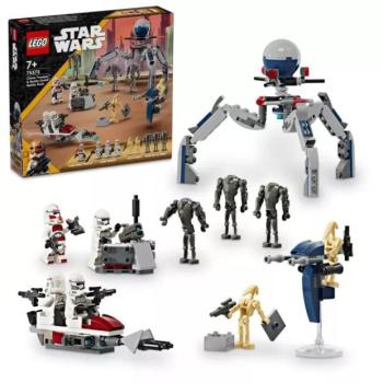 LEGO® Star Wars™: Klónkatona™ és harci droid™ harci csomag (75372) kép