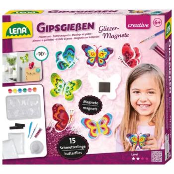 LENA: Pillangós gipszkiöntő és hűtőmágnes készítő szett kép