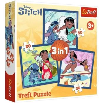 Lilo és Stitch - 3 az 1-ben 20-36-50db-os puzzle - Trefl kép