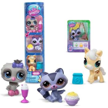 Littlest Pet Shop: Bagoly, mosómedve, póni 3db-os figura csomag 4. széria kép