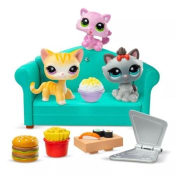 Littlest Pet Shop: Diner Dash 3db-os játékszett cica figurákkal kép
