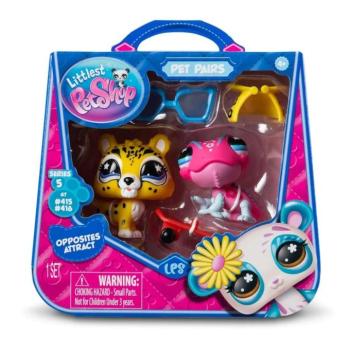 Littlest Pet Shop: Dupla kisállat figura csomag S5 - Kaméleon és Jaguár kép