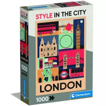 London - Style in the City 1000 darabos puzzle - Clementoni kép