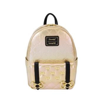 Loungefly Sanrio 50th Anniversary arany metál mini hátizsák kép