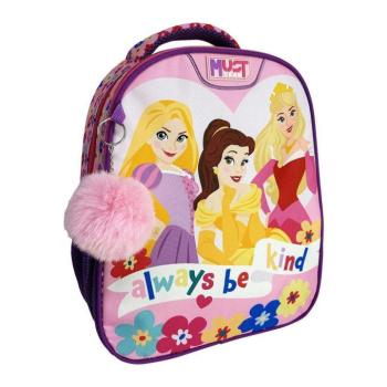 Luna: Must Team Disney hercegnős lekerekített 2 rekeszes ovis hátizsák 27x10x31cm kép
