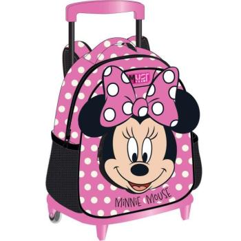 Luna: Must Team Minnie egér gurulós ovis hátizsák 27x10x31cm kép