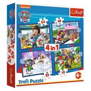 Mancs őrjárat 4 az 1-ben 70-54-48-35db-os puzzle - Trefl kép