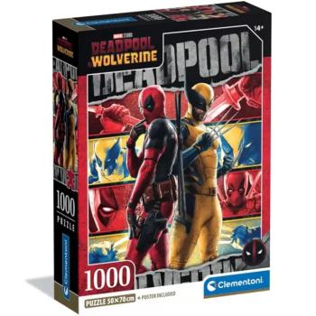 Marvel: Deadpool és Rozsomák 1000db-os puzzle - Clementoni kép