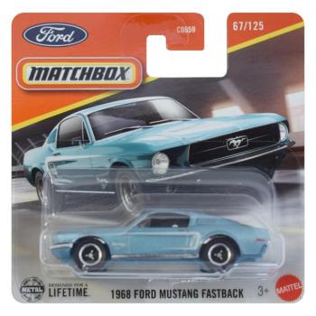Matchbox: 1968 Ford Mustang Fastback kisautó 1/64 - Mattel kép