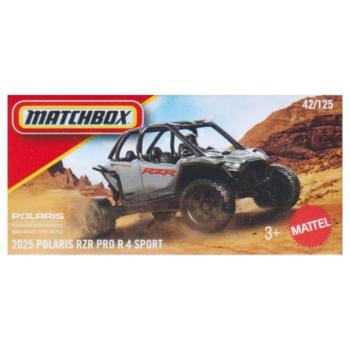 Matchbox 2025 Polaris RZR Pro R 4 Sport szurke kisautó 1/64 – Mattel kép
