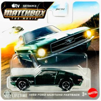 Matchbox A Film: 1968 Ford Mustang Fastback kisautó 1/64 - Mattel kép