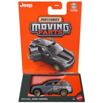 Matchbox Moving Parts: 2018 Jeep Grand Cherokee nyitható kisautó 1/64 - Matte kép