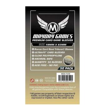 Mayday Games Prémium Roman kártyavédő "Tribune" társasjátékhoz (50 db-os csomag), 49 x 93 mm kép