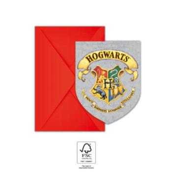 Meghívók és borítók - Harry Potter Rokfort 6 db kép