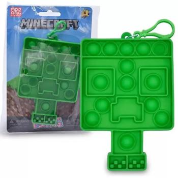 Minecraft Bubblers Mini Pop-it meglepetés kulcstartó 1db kép