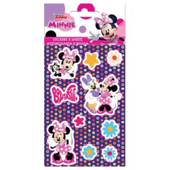 Minnie egér öntapadós matrica szett 8x12cm-es íven 5db kép