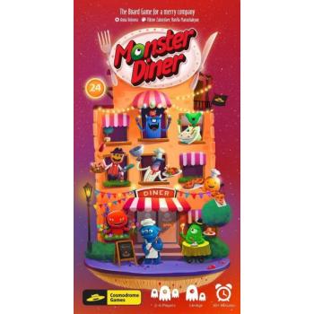 Monster diner társasjáték, multinyelvű kép
