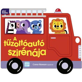 Móra: A tűzoltóautó szirénája lapozó könyv kép