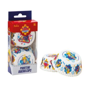 Muffin papír kosárkák - Sam, a tűzoltó 36 db kép