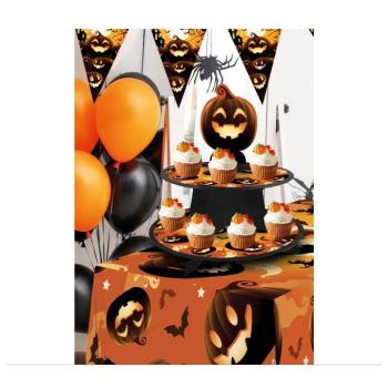 Muffin tartó állvány - Halloween tök kép
