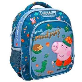 Must: Peppa malac - Zsoli kék ovis hátizsák 27x10x31cm kép