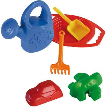 Nagy szitás homokozó szett locsolókannával - D-Toys kép
