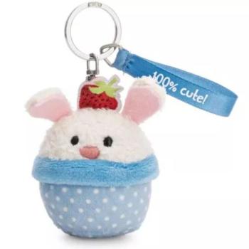 Nici: Muffin nyuszi plüss kulcstartó - 7 cm kép