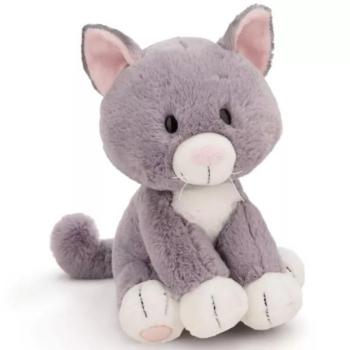 Nici: Plüss cica, ülő - szürke, 25 cm kép