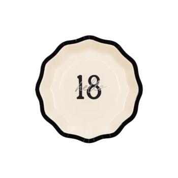 Papír tányérok - ''Hello 18'' 18 cm