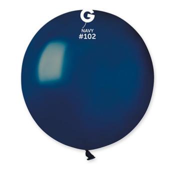 Pasztell tengerészkék lufi 48 cm kép