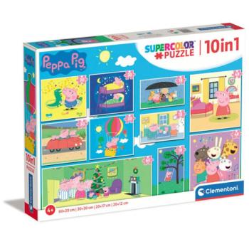 Peppa malac 10az1-ben puzzle szett - Clementoni kép