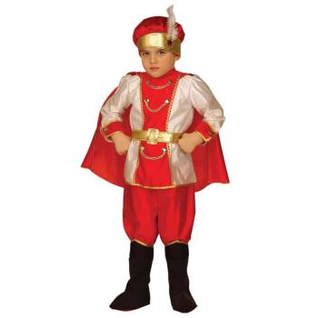 Piros herceg fiú jelmez 110 cm-es méretben kép