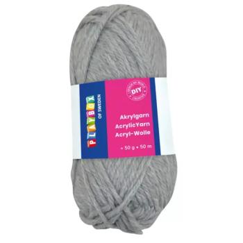 PlayBox: Akril fonal 50g szürke kép