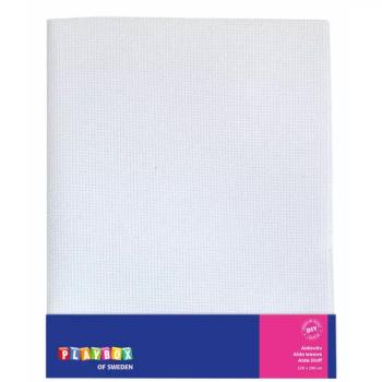 PlayBox: Hímző szövet fehér színben 120x100cm kép