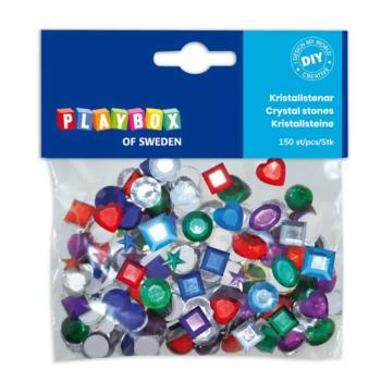 PlayBox: Öntapadós kristály kövek 150db-os 10-14mm kép