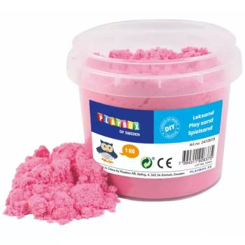 PlayBox: Pink színű homokgyurma vödörben 1kg kép