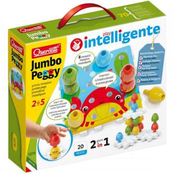 Quercetti: Jumbo Pötyi 2 az 1-ben 20db-os szett kép