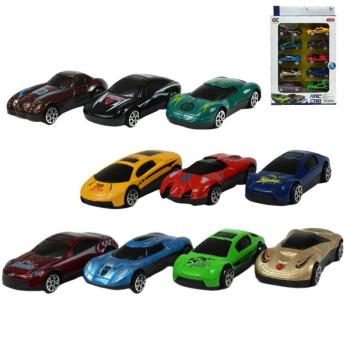Racing Car: 10 db-os versenyautó szett 6cm 1/72 kép