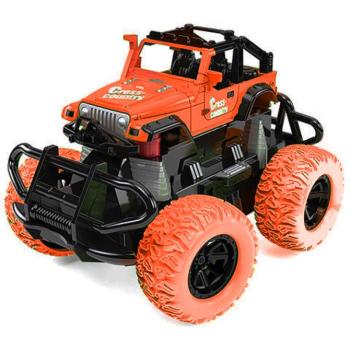 RC Monster Turck narancssárga távirányítós járgány 1/28