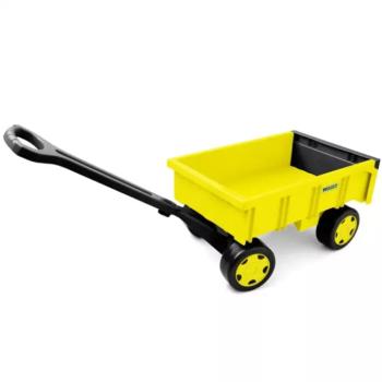 Sárga kézikocsi 60kg teherbírással - Wader kép
