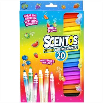 Scentos Illatos, finom vonalú filctoll, 20 db kép