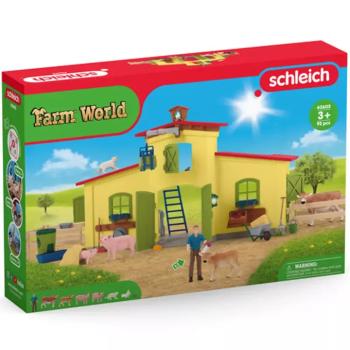 Schleich: Farm World - Nagy farm állatokkal játékszett (42605) kép